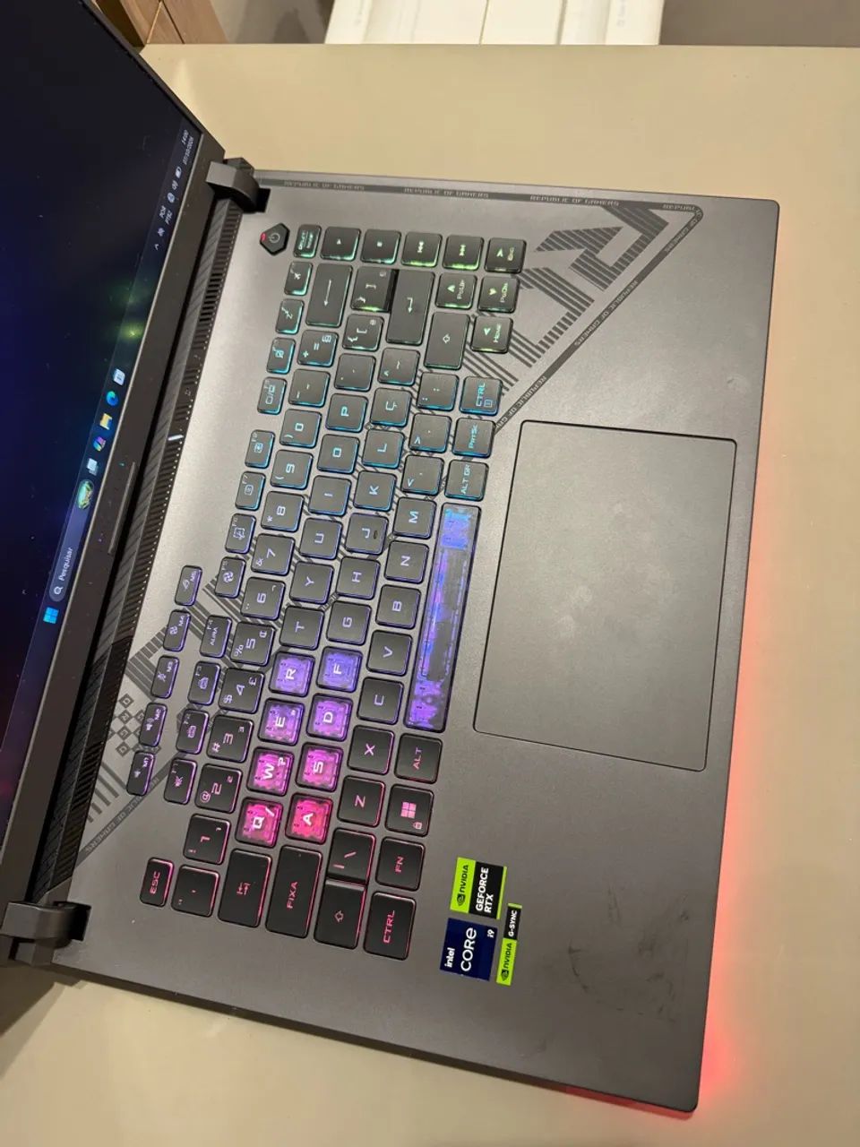 Notebook Gamer Rog Strix, Core i9-13980Hx + RTX 4060 + 32Gb ! Com garantia - Foto 4