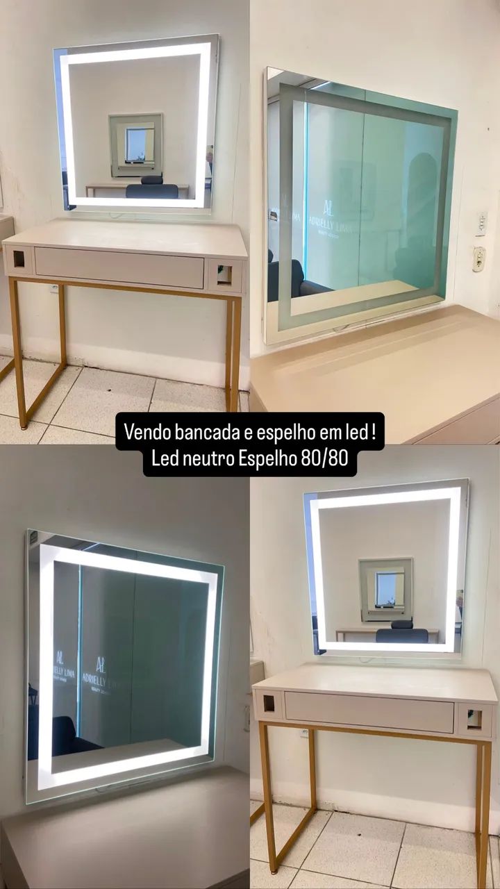 Bancada e espelho 