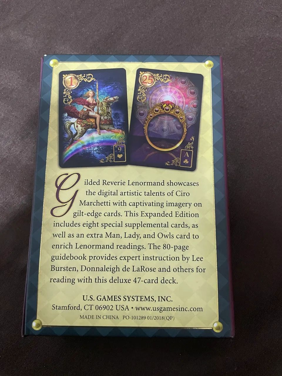 Ciro Marchetti Gilded Reverie Lenormand Baralho Cigano  - Foto 2