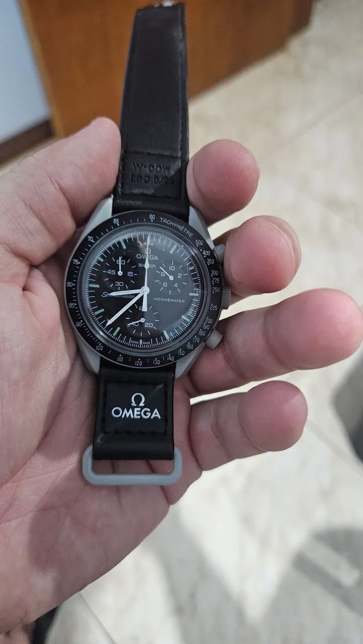 Relógio Omega x Swatch Moonswatch - Completo com caixa - Foto 3