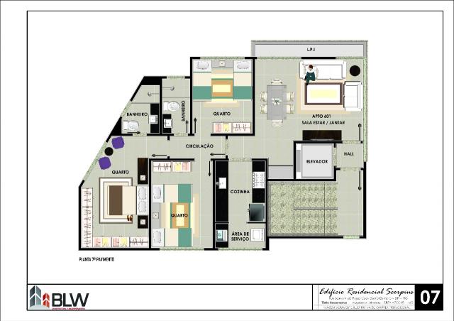 Apartamento à venda, 3 quartos, 2 vagas, barreiro - belo horizonte/mg - Foto 12