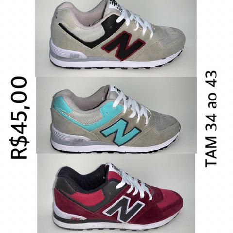 Tênis New balance em couro no atacado