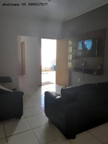 Casa para venda em várzea grande, costa verde, 2 dormitórios, 2 banheiros, 2 vagas - Foto 4