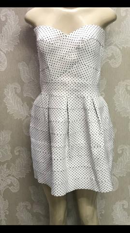 Vestido Poás, rodado, tomara que caia, anos 60, lindo, tamanho 44 - Foto 2