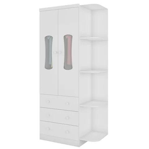 Roupeiro Infantil cm Prateleiras 100% Mdf novo (Promoção) - Foto 2