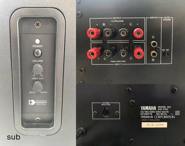 Home Theater Onkyo HT-r570 750w RMS com caixas Yamaha som incrível - Foto 5