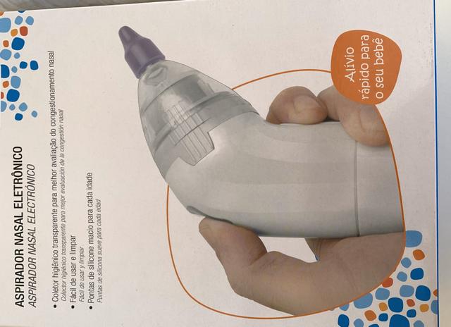 Aspirador nasal elétrico