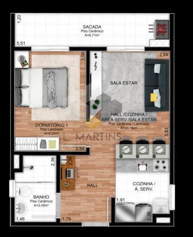 Apartamento para venda em novo hamburgo, rondônia, 2 dormitórios, 1 banheiro, 1 vaga - Foto 11
