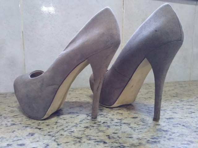 Sandália Salto Zara Basic - Foto 3