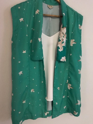 Kimono estampa floral