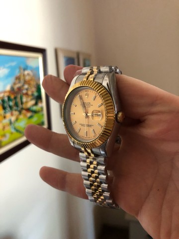 Rolex dourado datejust  - Foto 4