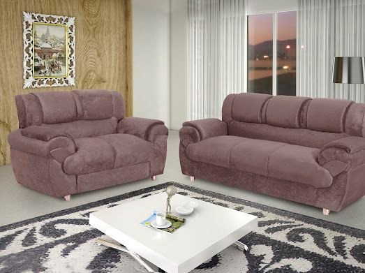 SOFÁ DOIS E TRÊS LUGARES DESIGN EXCELÊNCIA R7