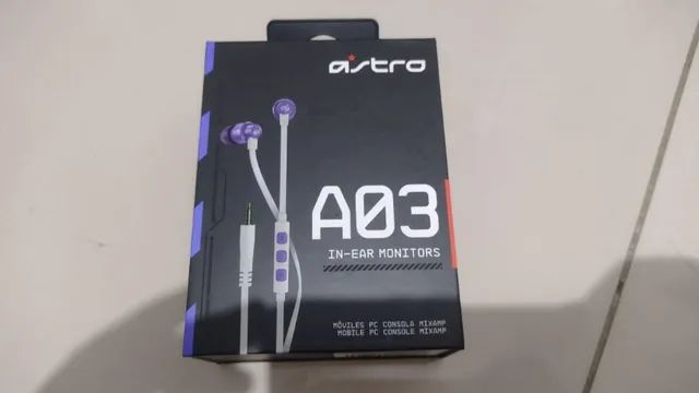 Fone de Ouvido Intra-Auricular com Microfone para Jogos Astro A03