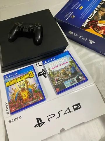 PS4 PRO 1TB + 2 controles + Jogo - Videogames - Plano Diretor Sul, Palmas  1254353135