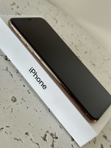 iPhone XS MAX rose com carregador original 