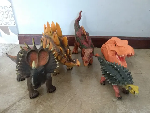 Meninos Brinquedos de Carro Dinossauro Caminhão Transporte Veículo Dino  Animal Modelo Tyrannosaurus Rex Kids Jogo Crianças Presentes de Aniversário