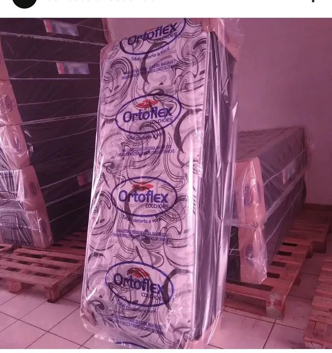 CAMA BOX SOLTEIRO NOVA ESPUMA 