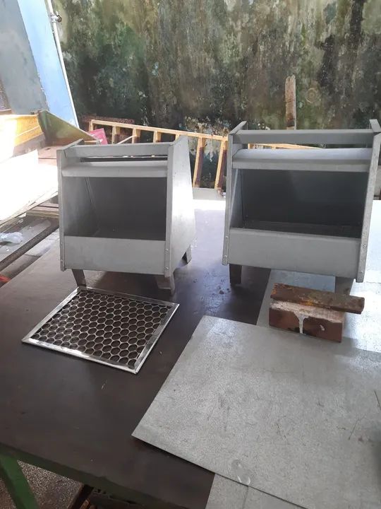 MINE CHURRASQUEIRA SUPER ECONÔMICA  " EM CHAPA GALVANIZADA  " 