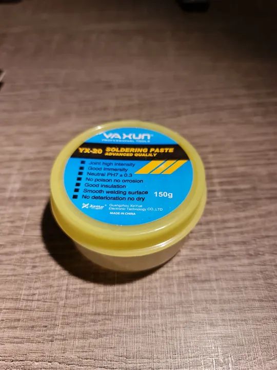 FLUXO DE SOLDA EM PASTA