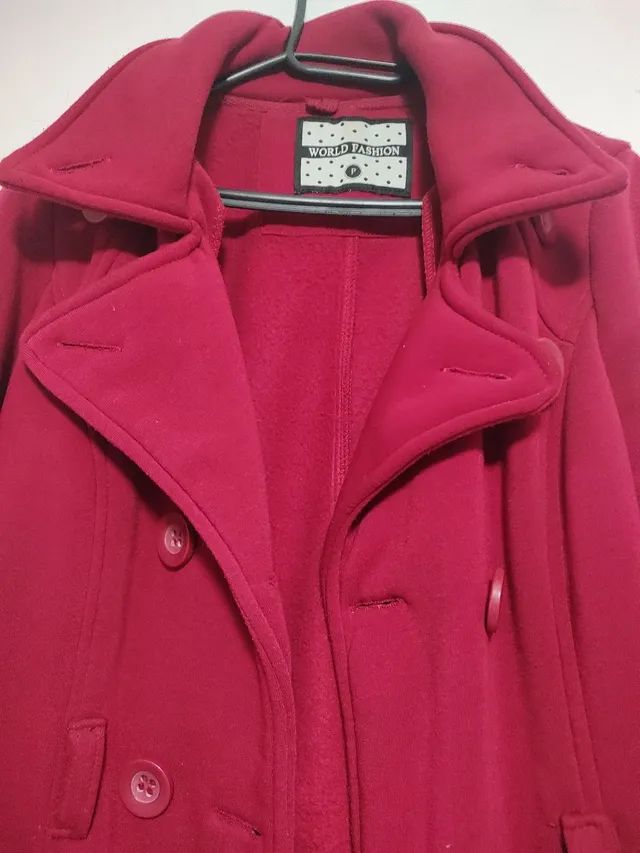 Sobretudo - casaco vermelho/trench coat - Foto 3