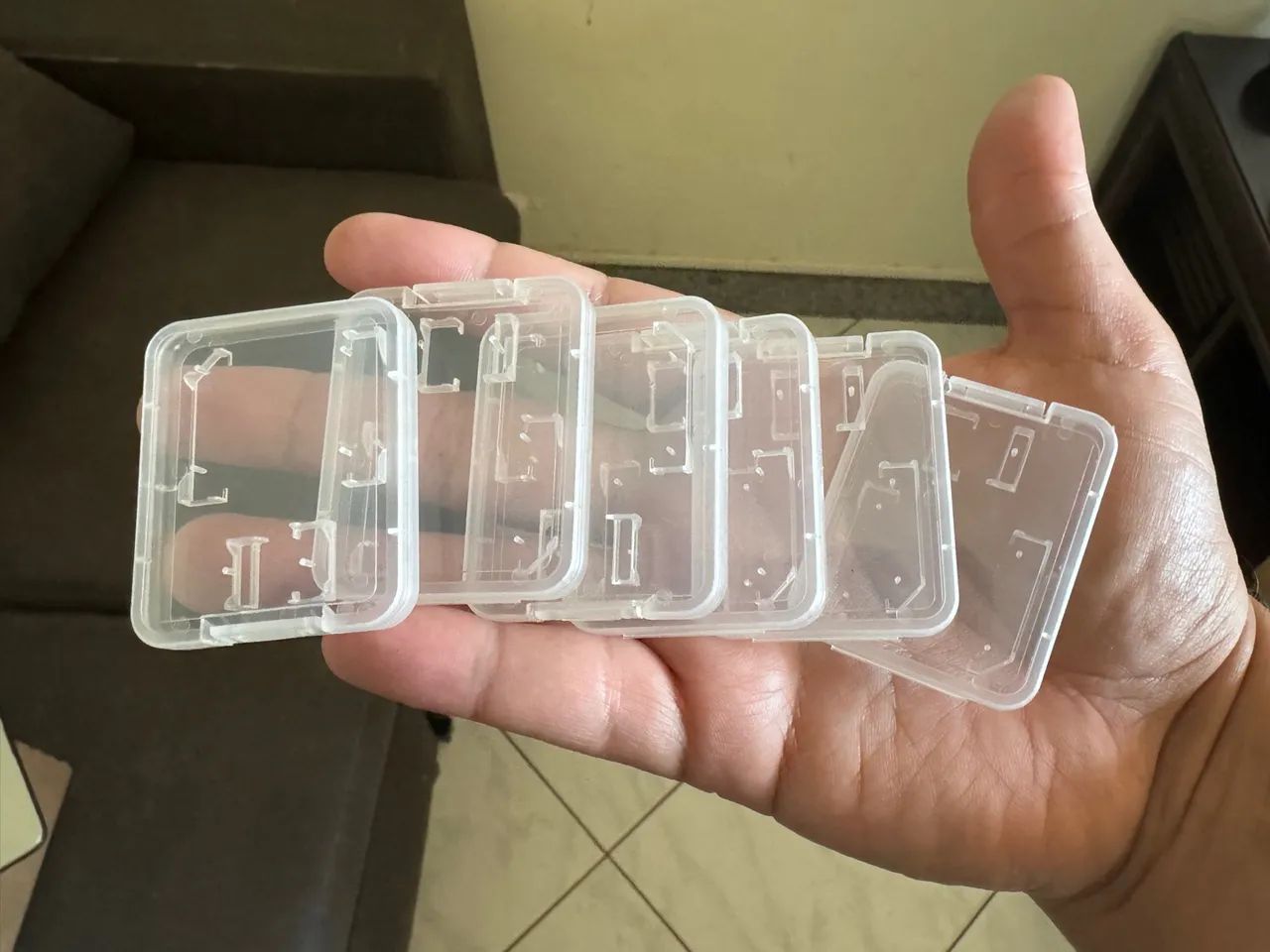 Case para cartões de memória SD e micro SD