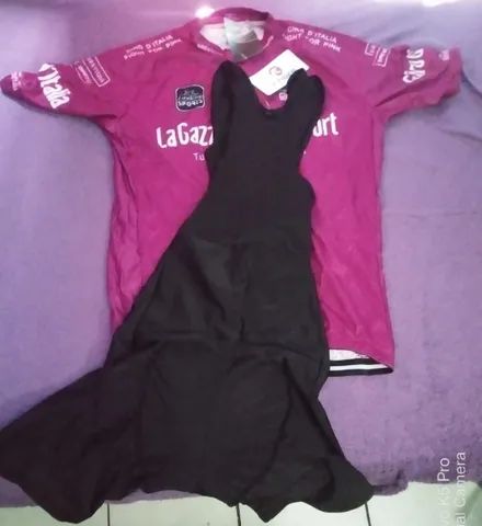 Conjunto Bretelle e Camisa