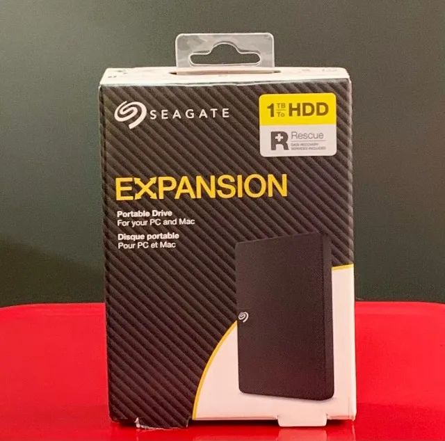 Seagate Portable Drive Expansion USB 3.0 1TB - Produto Novo, Lacrado com Garantia.