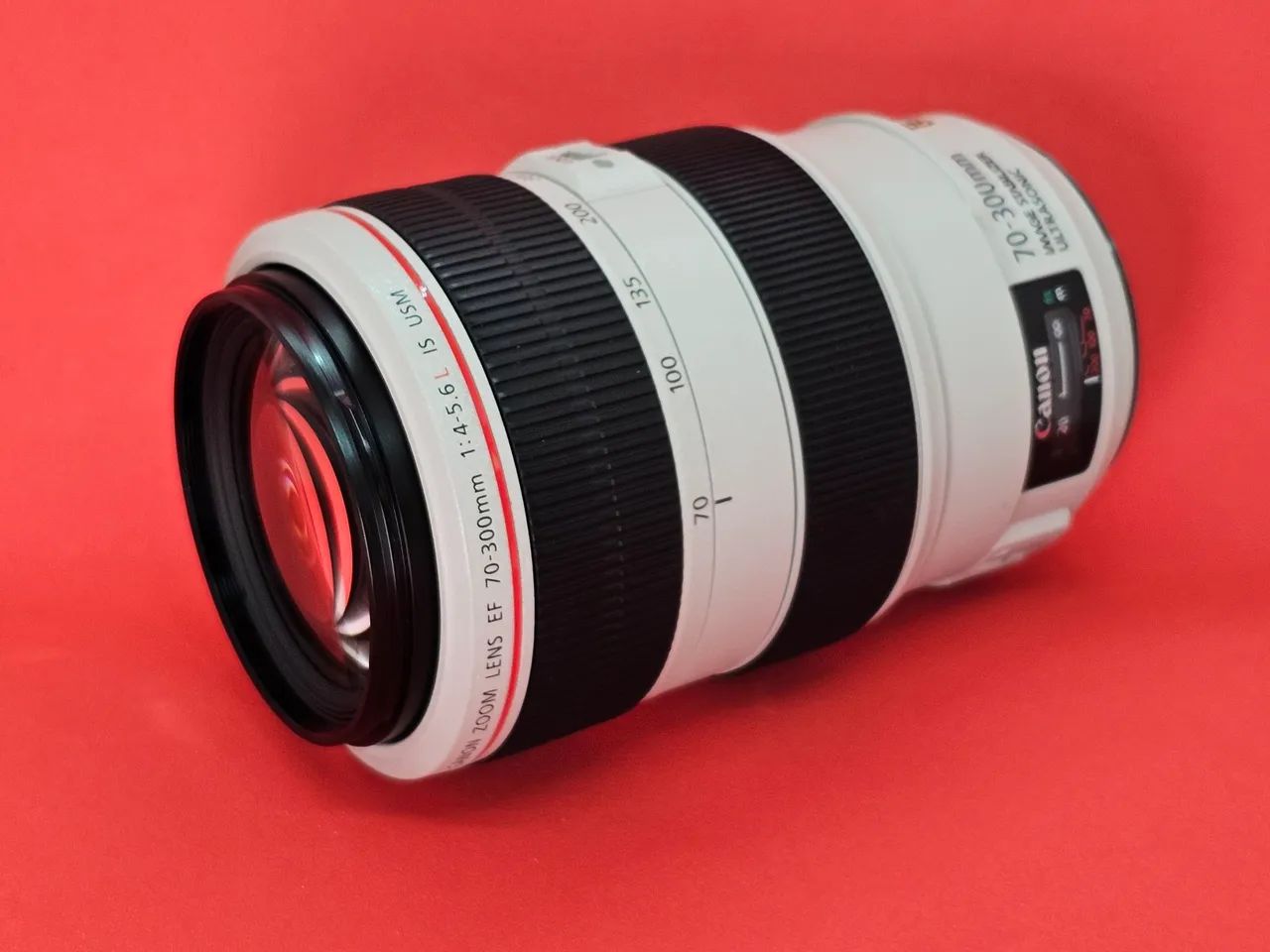 Lente Canon EF 70-300mm f4-5.6 L IS USM - Impecável!!!