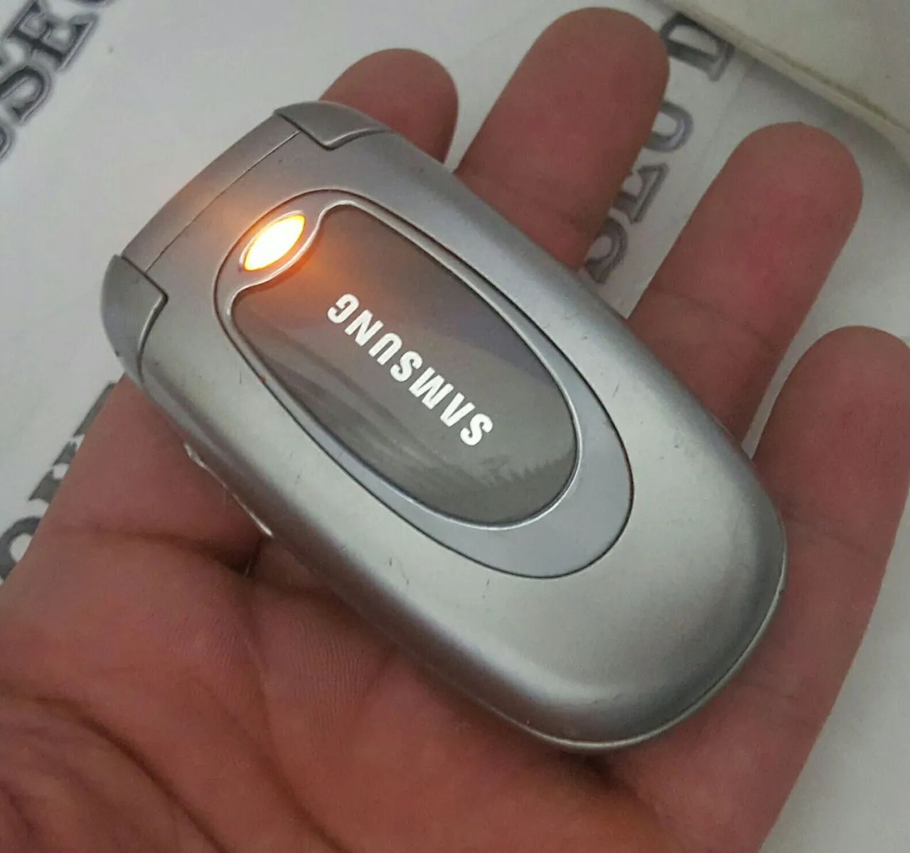 Celular antigo Samsung x480 relíquia lindo 