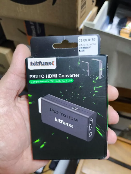 Adaptador conversor Playstation 2 para hdmi Bitfunx