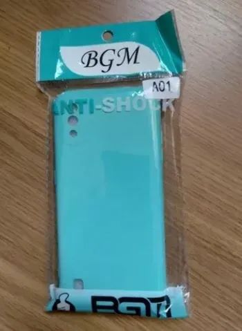 capa capinha case de silicone para samsung a01 - Foto 2