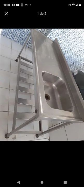 Pia industrial de inox  - Foto 3