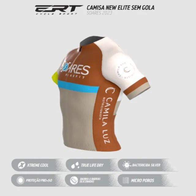 270 - Camisa Soares Bikefit Ert Todos os tamanhos jersey pp - p - m - g - gg 3g 4g 5g  - Foto 4