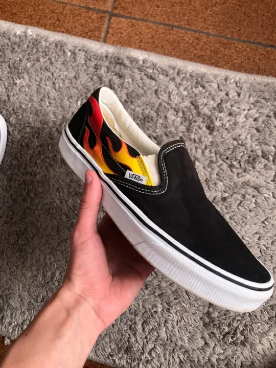 Tênis Vans Slip On Flame