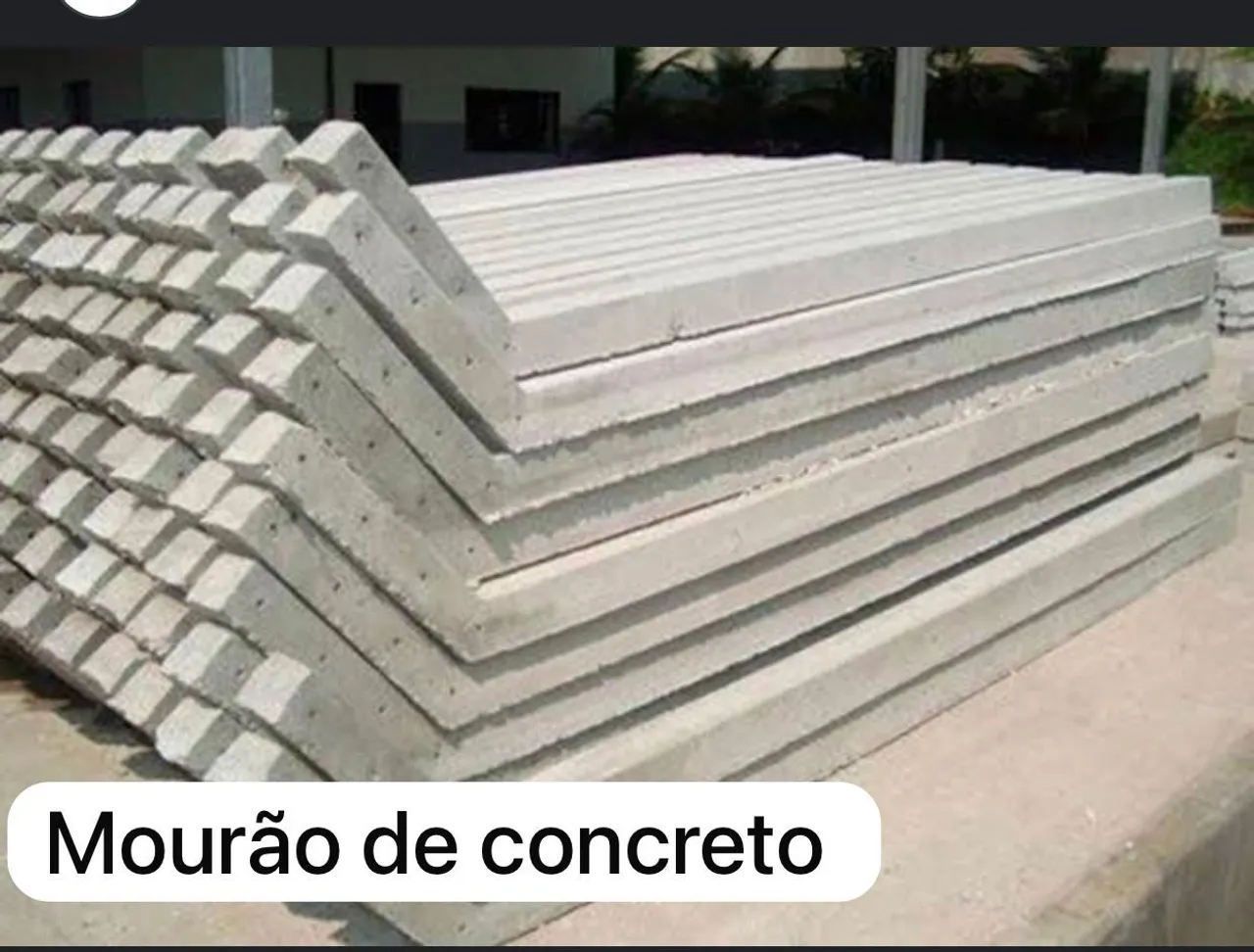 Mourão de concreto