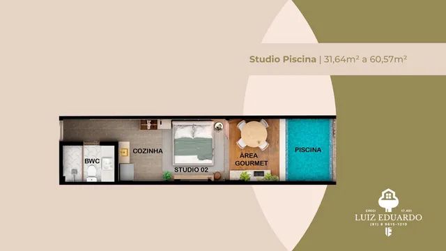 PRAIA DE CAMPAS EM TAMANDARÉ - FLAT 1 QUARTO 24m² a 80 m do mar - Foto 8