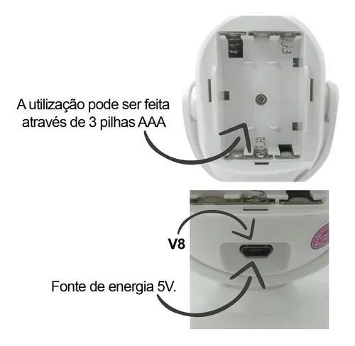 (NOVO) Sensor Detector De Presença Com Alarme E Infravermelho Bm607 - Foto 3