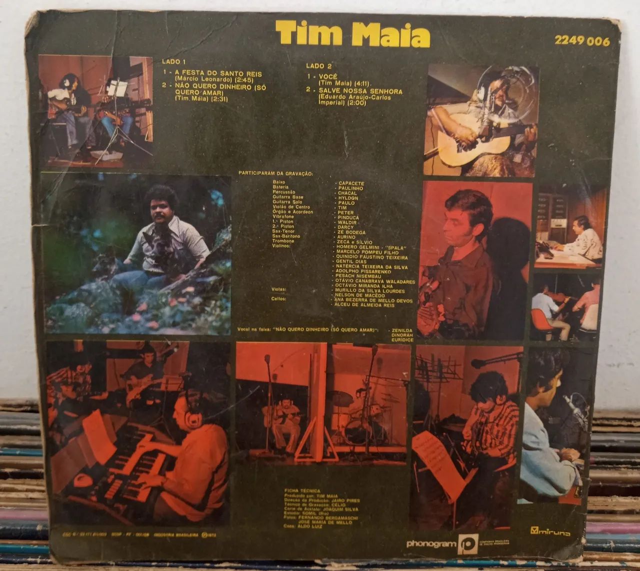 Dois Compactos TIM MAIA Você / Primavera  - Foto 2