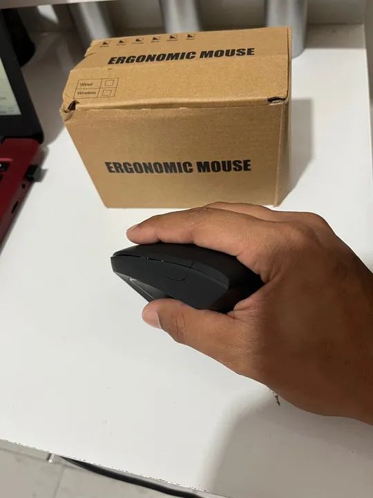 Mouse ergonômico - sem fio . - Foto 4