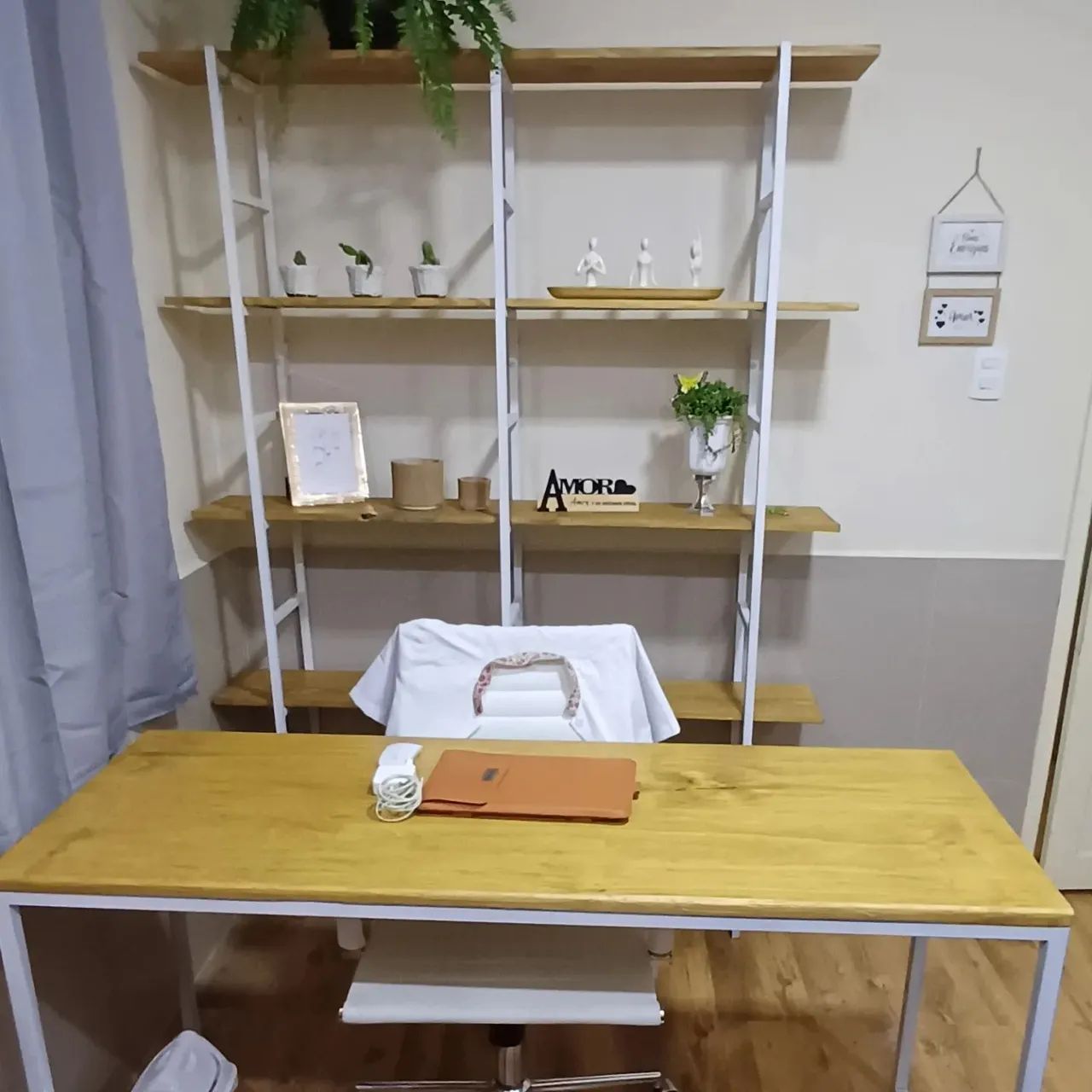 Mesa escritorio / estudos estilo industrial  - Foto 2