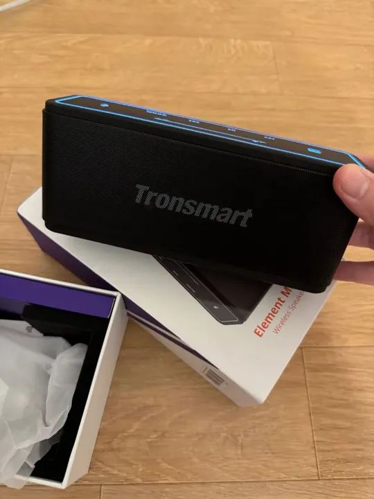 Caixinha de som Bluetooth Tronsmart mega 40W NFC - Foto 2