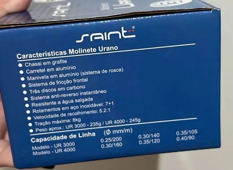 Molinete de Pesca Saint 4000 - Foto 2