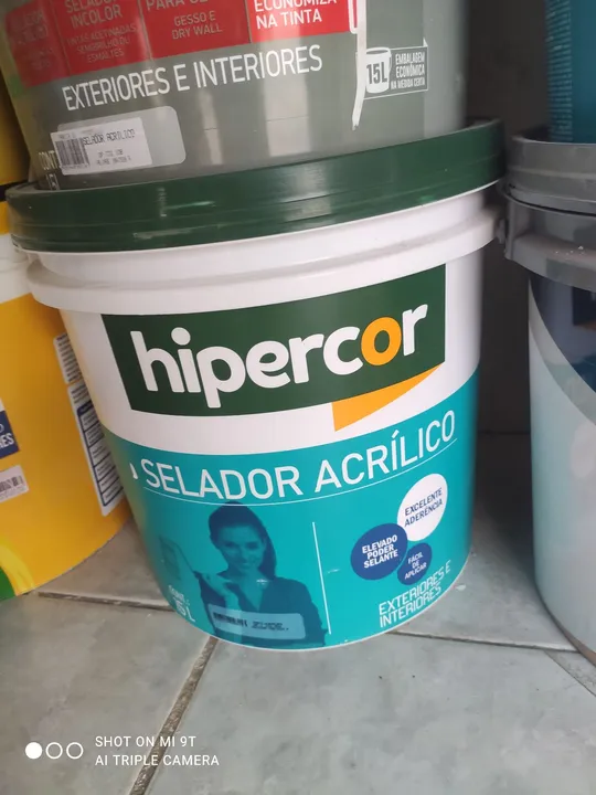 Selador acrílico hipercor 15L