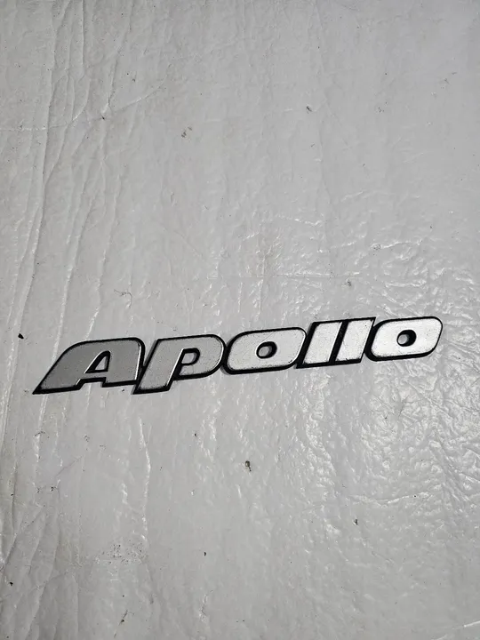 Apollo emblema tampa traseira original