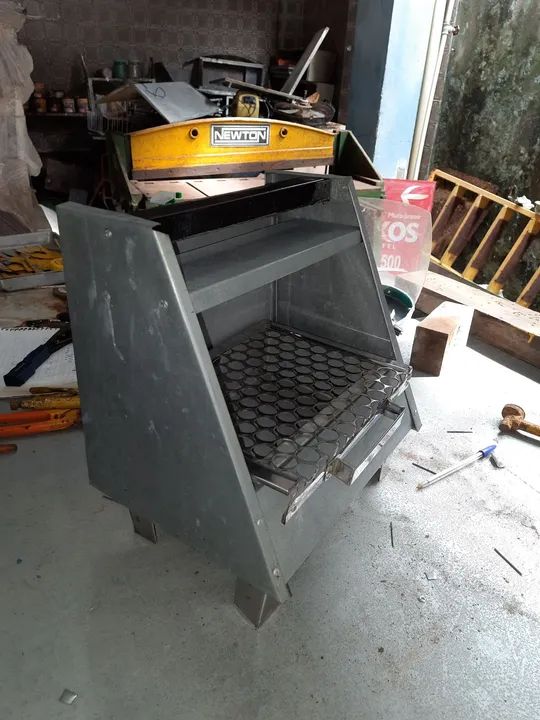MINE CHURRASQUEIRA SUPER ECONÔMICA  " EM CHAPA GALVANIZADA  "  - Foto 5