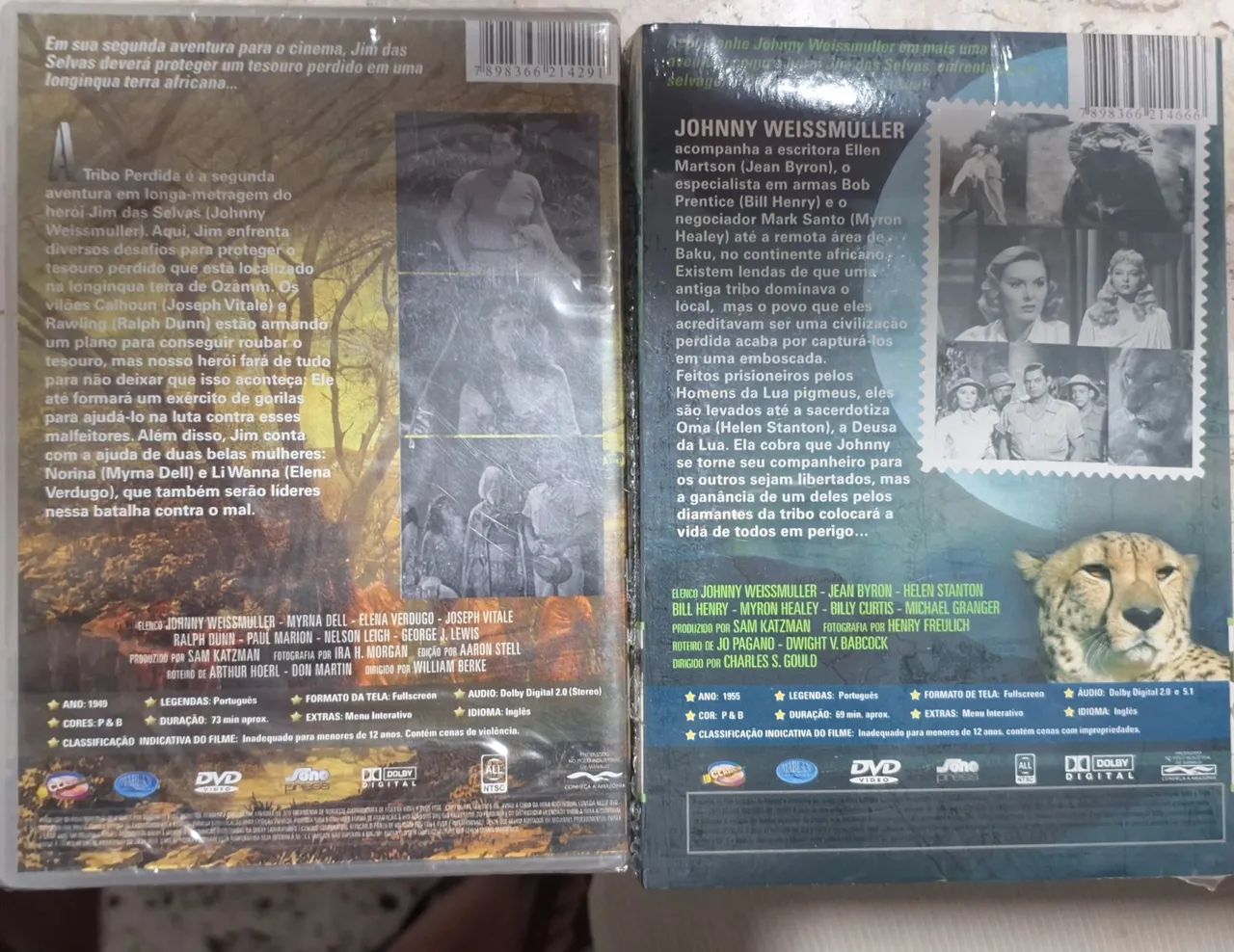 DVD Jim das selvas (Johnny Weissmuller) - A Tribo Perdida / A Deusa da Lua - Foto 2