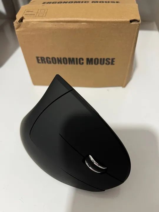 Mouse ergonômico - sem fio .