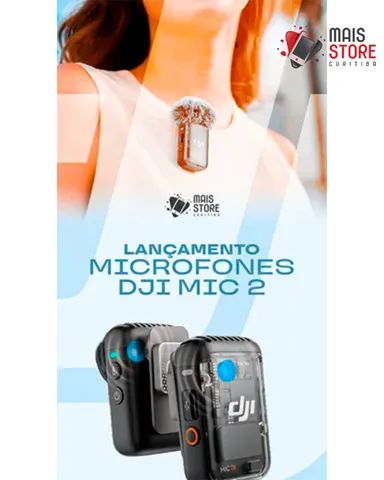 Microfone Dji Mic 2 (2 TX + 1 RX + Charging Case) (Novo/Lacrado) - Foto 5