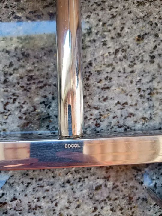 Vendo torneira misturador Docol, 1/4 de volta, em aço inox, semi nova. - Foto 2