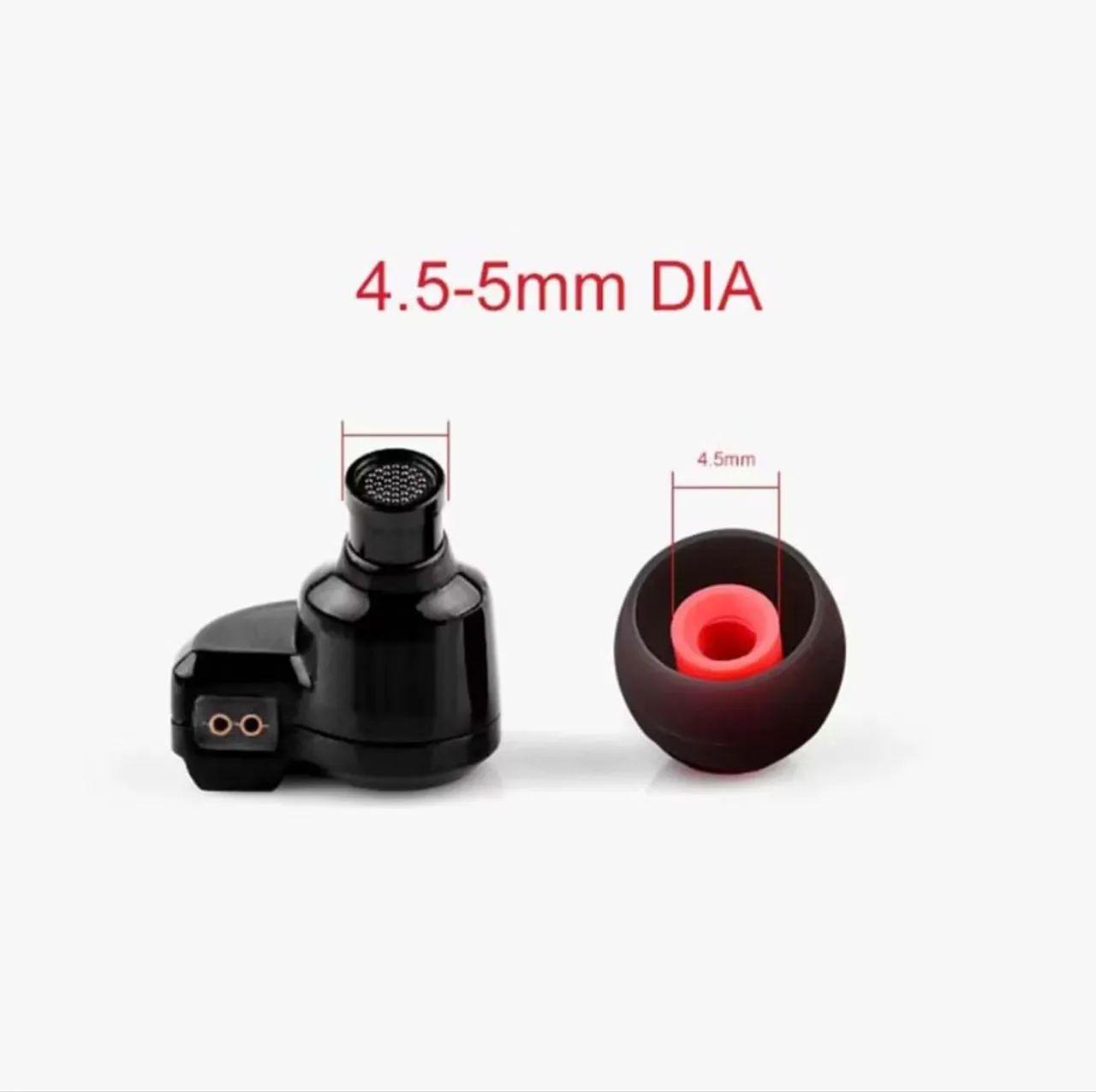 Borrachas para Fones de Ouvido Earbuds Silicone - 6 Pontas - Foto 2